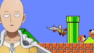 Rekor dunia terbaru?! One Punch Man mempercepat Mario!