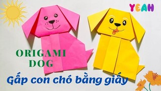 Gấp Con Chó Bằng Giấy Cực Dễ Thương l How To Make Paper Dog? l ORIGAMI DOG