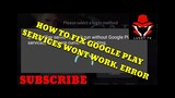 Cabal Mobile | How to Fix Google Play Services Wont Work Error.