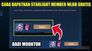 CARA DAPATKAN STARLIGHT MEMBER MLBB GRAT1S DARI MOONTON!!! HAPPY NEW YEAR 2021