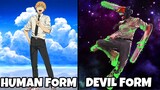 Ang Devil/Fiend form ng mga Chainsaw Man Characters