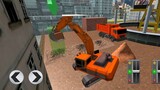 Trò chơi xây dựng - Ô tô đầu kéo,máy cần cẩu,máy xúc,xe nâng làm việc trong thành phố