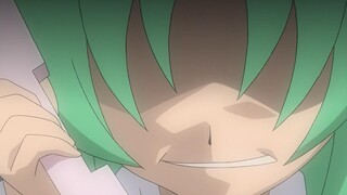 I cut out the laughter from Higurashi When They Cry. If you laugh after reading it, it means you hav