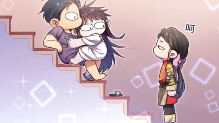 Boss Pi and his wife gossip just like me~ Hehe