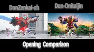 Avataro Sentai Donbrothers Opening Comparison