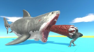 Mutant MEGALODON Challenge - Animal Revolt Battle Simulator