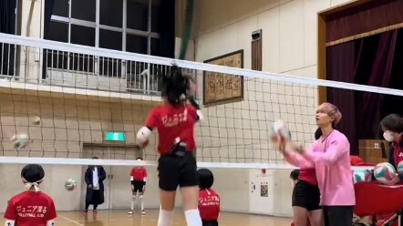 The volleyball girls are awesome!