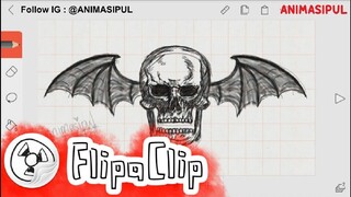 Drawing Logo Avenged Sevenfold on FlipaClip | Animasipul