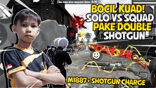 SOLO KUAD! PAKE DOUBLE SG DI SOLO VS SQUAD AUTO DIKEJAR 1 SQUAD!! GILA GUYS GA NGOTAK!!!???