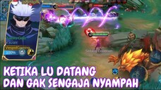 baru aja datang eh malah nyampah kill - mobile legends bang bang