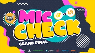 ONIC VS RRQ - THE ULTIMATE MIC CHECK PLAYOFFS MPL ID SEASON 9 GRAND FINAL