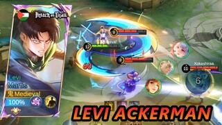 AKHIRNYA DAPAT JUGA SKIN LEVI ATTACK ON TITAN | MOBILE LEGENDS