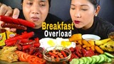 Filipino Breakfast Mukbang / Pinoy Almusal / Bioco Food Trip