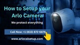 How to setup Arlo pro Cameras