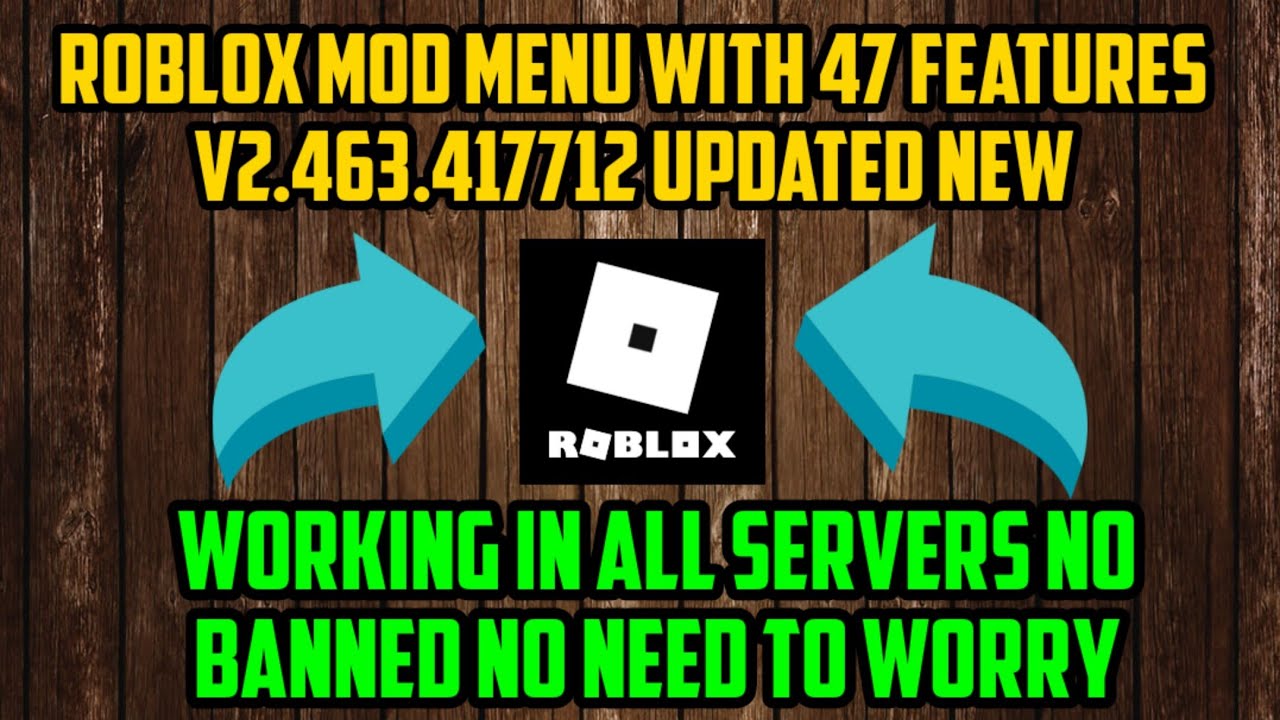 Roblox Mod Menu V2.554.501 Latest! New Features!!! Invisibility New  Version!! No Banned - BiliBili