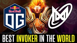 This is why He's the best INVOKER in the world - OG vs NIGMA GALAXY