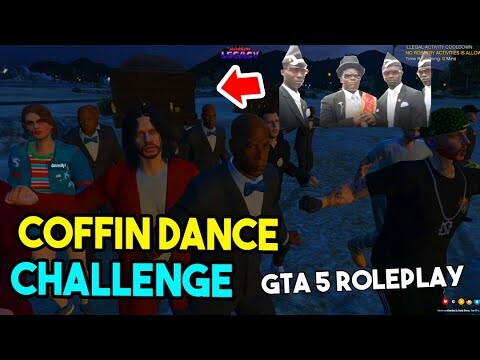 COFFIN DANCE CHALLENGE IN GTA 5 - GTA 5 ROLEPLAY