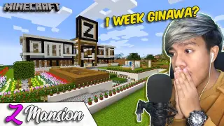 MineCraft #06 - Z MANSION OFFICIAL HOUSE TOUR!! **1 week ginawa** (filipino)