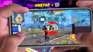 1 VS 4 HANDCAM REALME NARZO 20PRO 📲 SETTING⚙️ [FREE FIRE HIGHLIGHTS]👽4 FINGER CUSTOM HUD SETTINGS 🎯