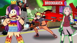 O NARUTO E A SAKURA INVADIRAM O BROOKHAVEN ( Historinha Roblox ) - ROBLOX