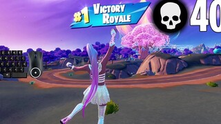 40 Elimination Solo vs Squads ชนะการเล่นเกมเต็มรูปแบบ Season 3 (แป้นพิมพ์ Fortnite PC)