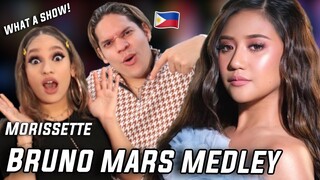 Waleska & Efra react to Morissette - Bruno Mars Evolution Medley