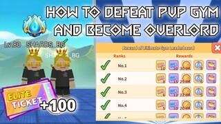 HOW TO DEFEAT PVP GYM AND GET MANY REWARDS!! || TRAINERS ARENA BLOCKMAN GO
