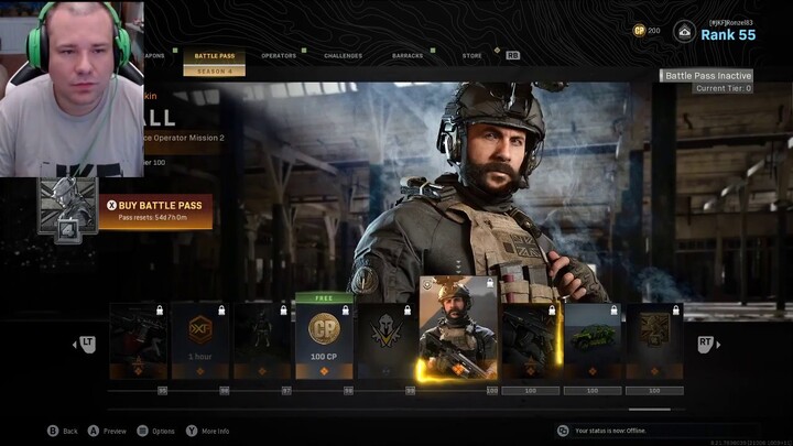 Season 4 Battle Pass Modern Warfare Call Of Duty All Tiers, Free Guns, Operators