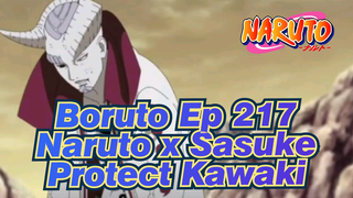 Boruto Ep 217 (Clip #5) - Sasuke & Naruto Protecting Kawaki From Isshiki