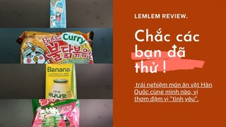 Review đồ ăn - món ăn vặt hàn quốc - Phần 4 - LemLem