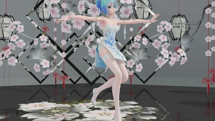 [MMD]Chinese style Hatsune Miku dance with rhythm of <Kindly Accept>