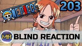 One Piece Episode 203 Blind Reaction - NAMI BEING NAMI :D