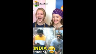 FUNNY PRANKS IN INDIA REACTION 😂