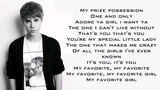 Favorite Girl                                                             Song by Justin Bieber