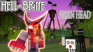 Monster School : SIREN HEAD VS HEROBRINE - Minecraft Animation