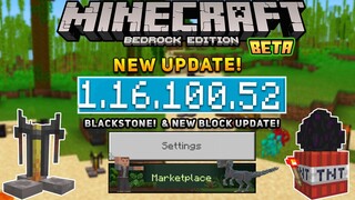 APDET MCPE 1.16.100.52 BETA | XBOX - BLACKSTONE ++ & NEW BLOCK UPDATE!