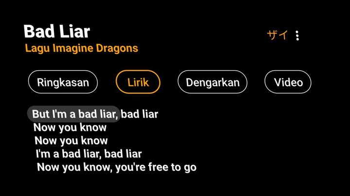 Bad Liar - Lagu lmagine Dragons [ Lagu Old ]
