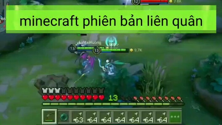 minecraft phiên liên quân😂