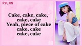 ITZY (있지) - Cake (Easy Lyrics)