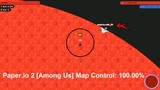 Paper.io 2 [Among Us] Map Control: 100.00%