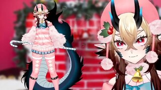 [live2d model display] Lei Li Feng Xing_shin Christmas clothing test