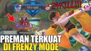 PAKAI SKIN KARINA SPIDER LILY AUTUMN - AUTO BEGAL SEMUA MUSUH YANG LEWAT! MOBILE LEGENDS FRENZY MODE