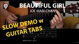 Beautiful Girl (Jose Mari Chan) Slow Demo Fingerstyle Guitar Cover w Tabs, Chords | Edwin-E