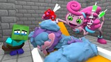 Monster School: PJ Pug a Pillar sad origin story | Poppy Playtime chapter 2 | Minecraft Animation