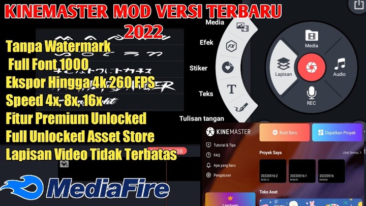 KINEMASTER MOD TERBARU 2022 |TANPA WATERMARK | SUPPORT 4K & 60 FPS