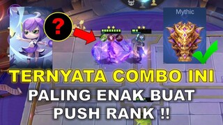 TERNYATA COMBO INI PALING ENAK BUAT PUSH RANK !! AUTO MYTHIC DAH !! COMBO MAGIC CHESS TERKUAT 2023