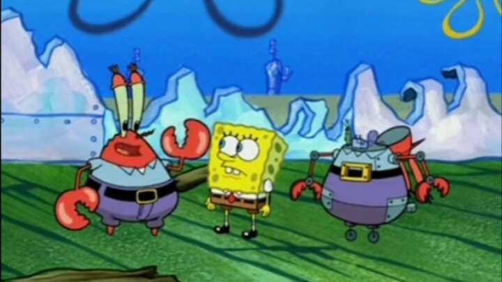 SpongeBob SquarePants, but everyone is sitting there and forgetting about it (Don’t play with the bo