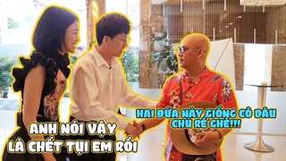 Phát La, Yumi Thiên Nga "đỏ mặt" bị Color Man chọc là vợ chồng vì mặc đồ quá giống Cô dâu  - Chú rể