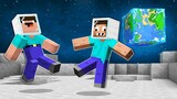 NOOB and PRO Surviving on the MOON in Minecraft ! NOOB vs PRO in Space Minecraft