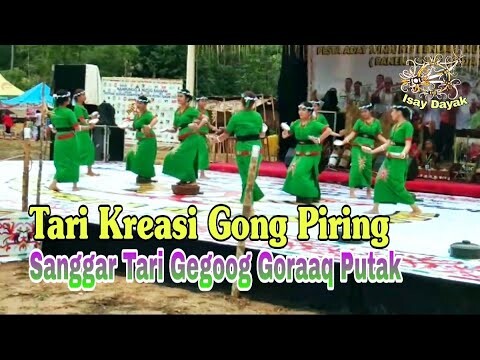 Tari Kreasi Gong Piring Dusun Budaya/Wisata Putak | Kegiatan Pesta Panen Padi Ketan Muda Putak